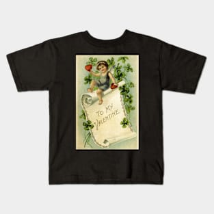 Victorian Valentine&#39;s Day Greeting Kids T-Shirt